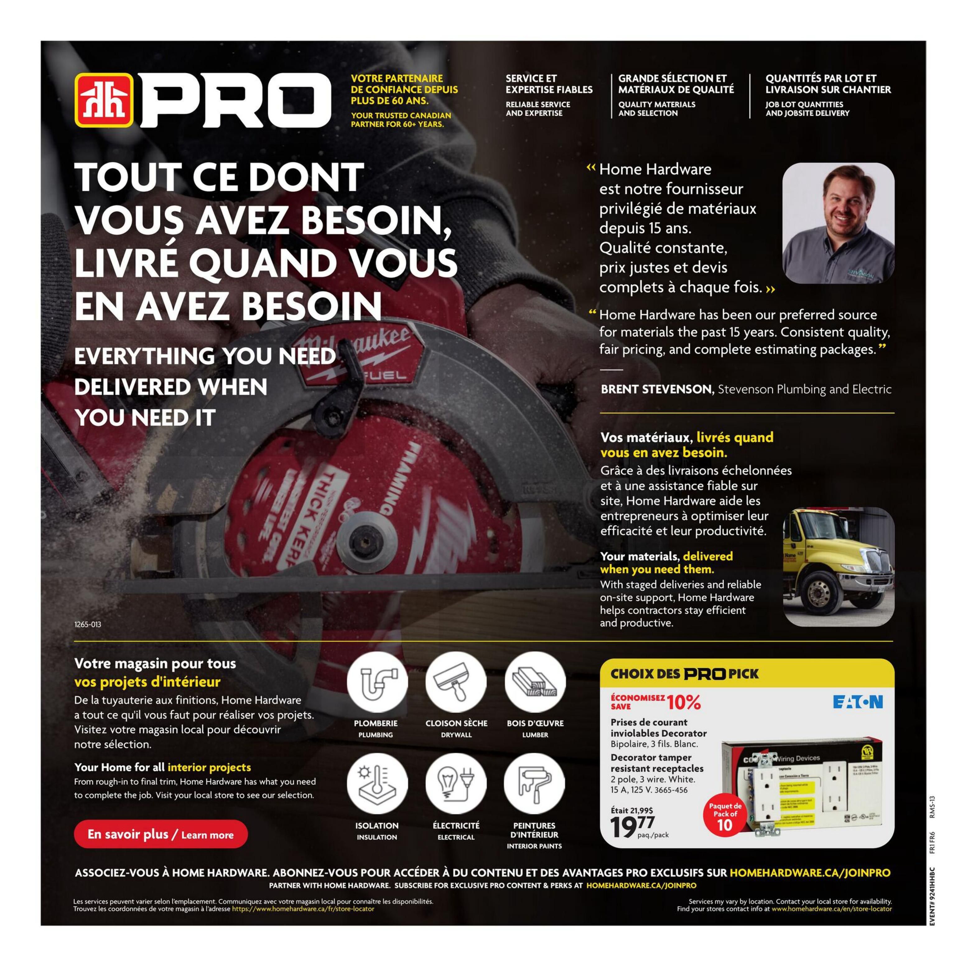 Home Hardware - Quebec - Building Centre - Valid from October 8 to 21, 2026 - Page 25