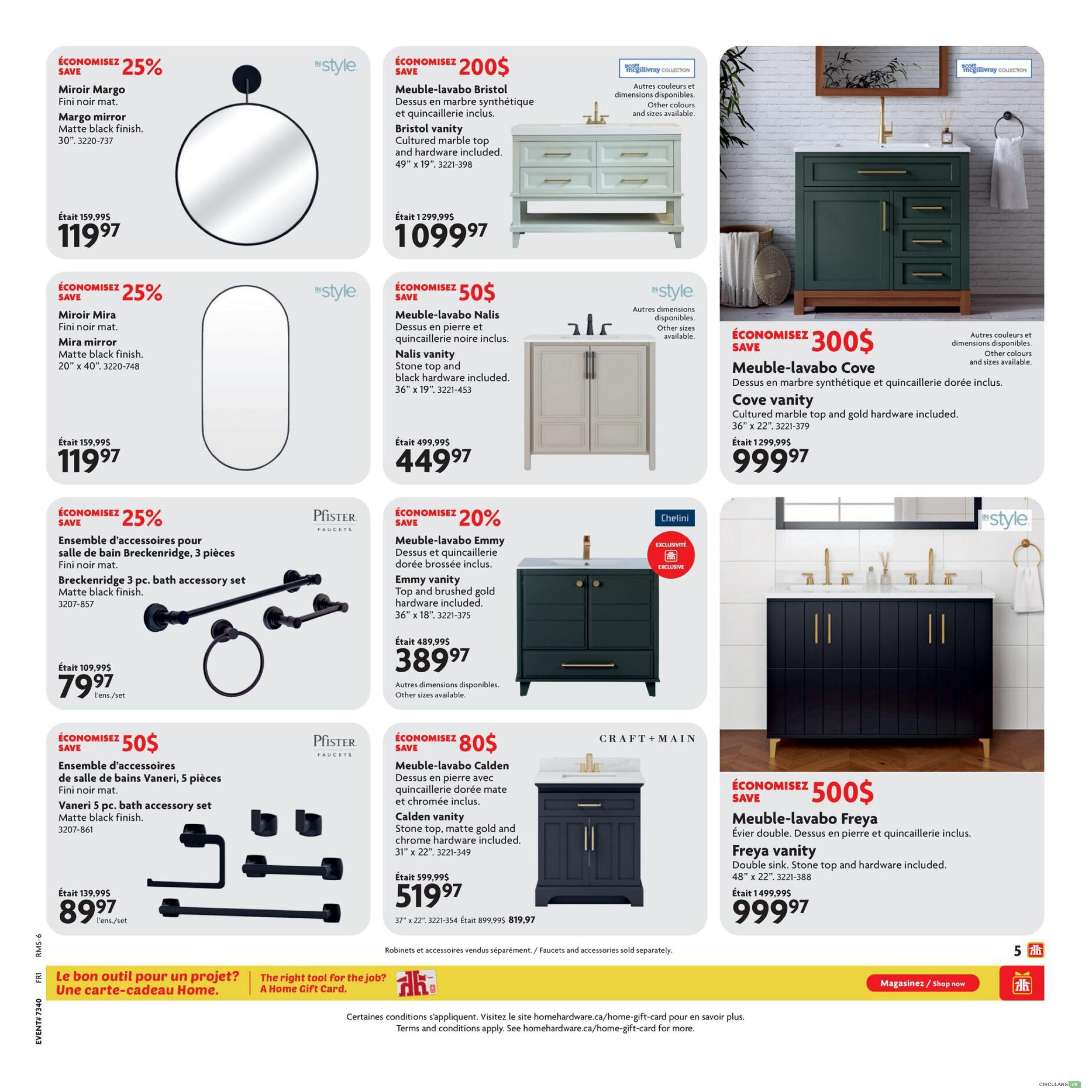 Home Hardware - Quebec - Ultimate Bath Sale - Valid from October 1 to 28, 2026 - Page 5