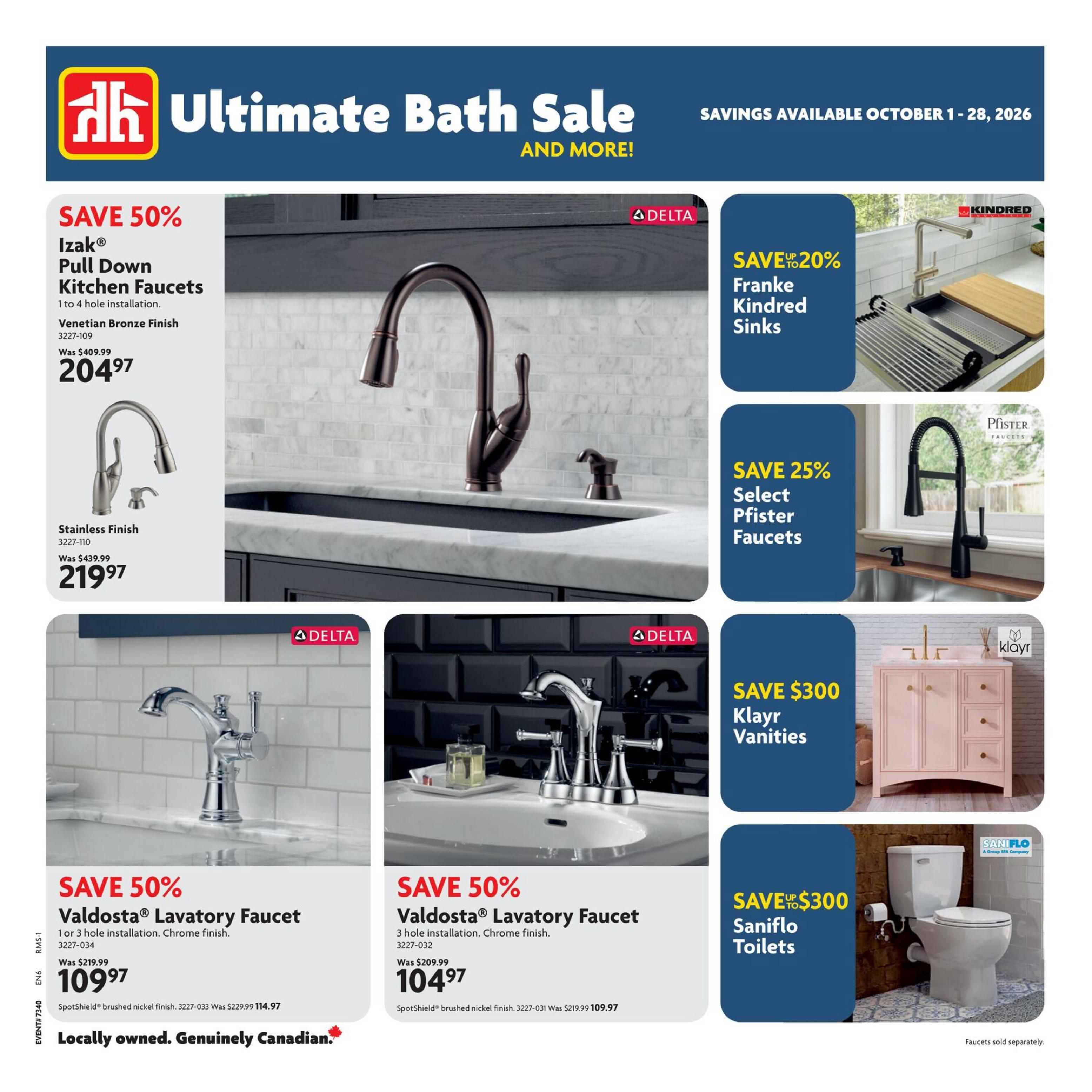 Home Hardware - Ontario - Ultimate Bath Sale