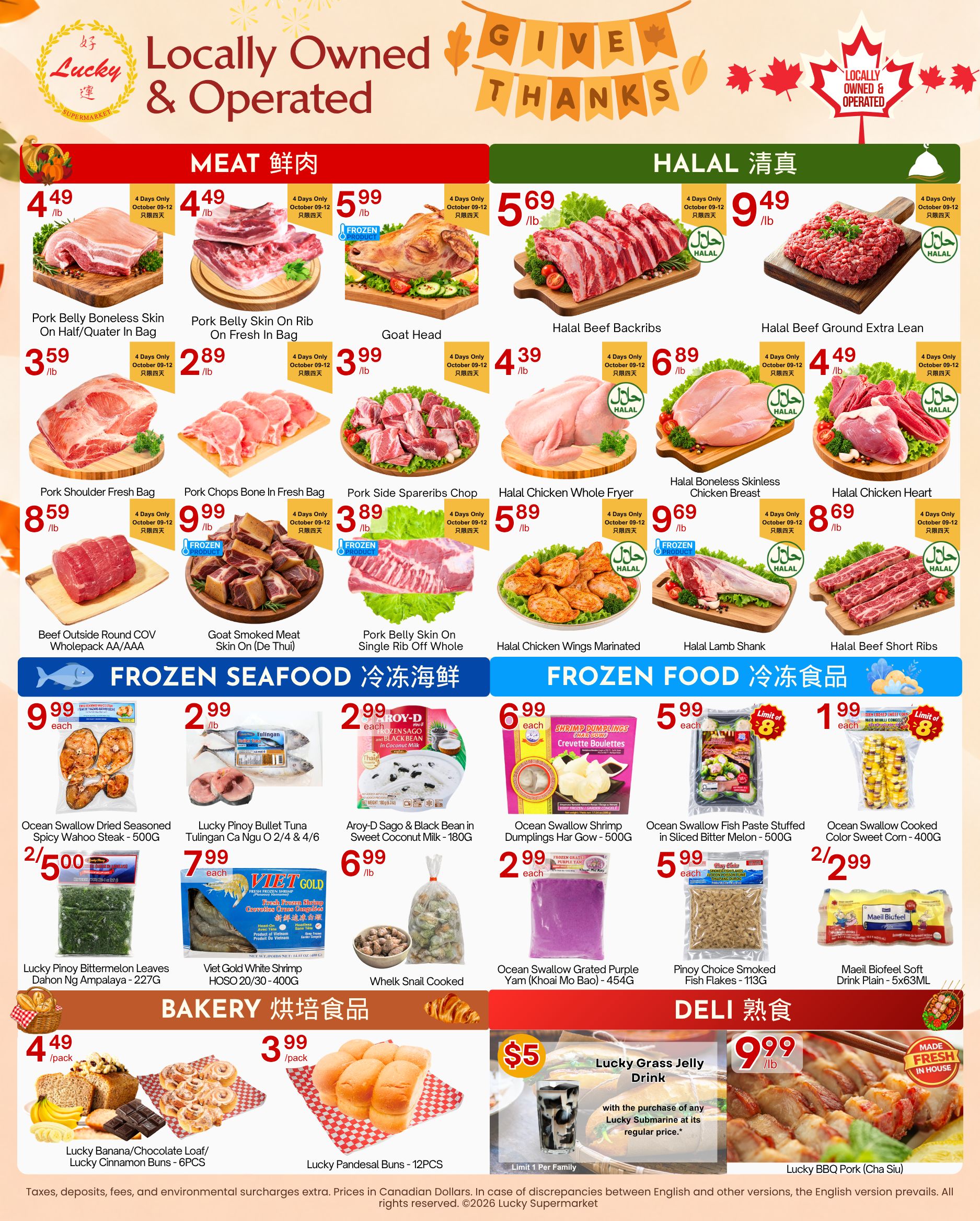 Lucky Supermarket - Surrey - Weekly Flyer Specials - Valid from October 9 to 15, 2026 - Page 3
