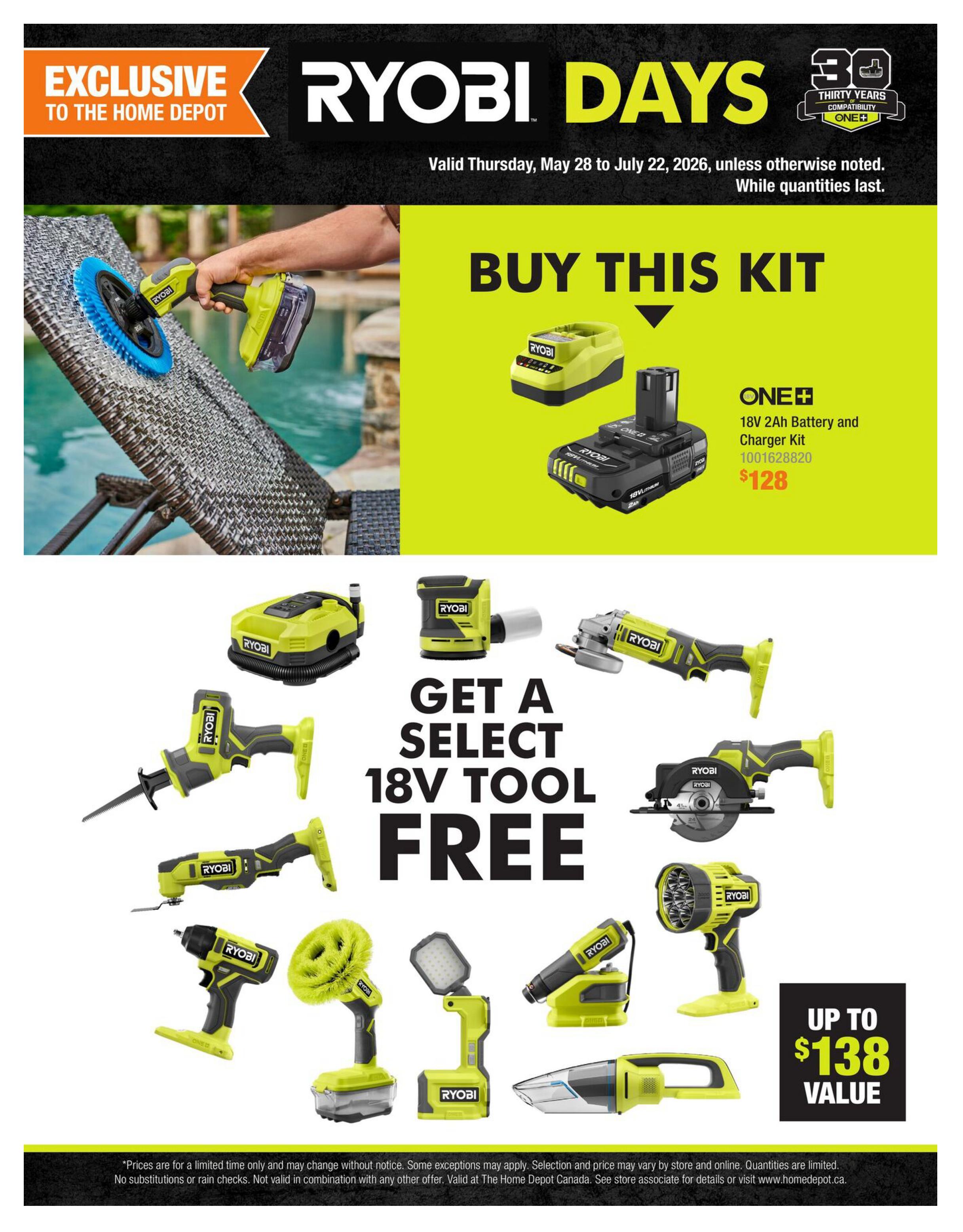 Home Depot - Ryobi Days