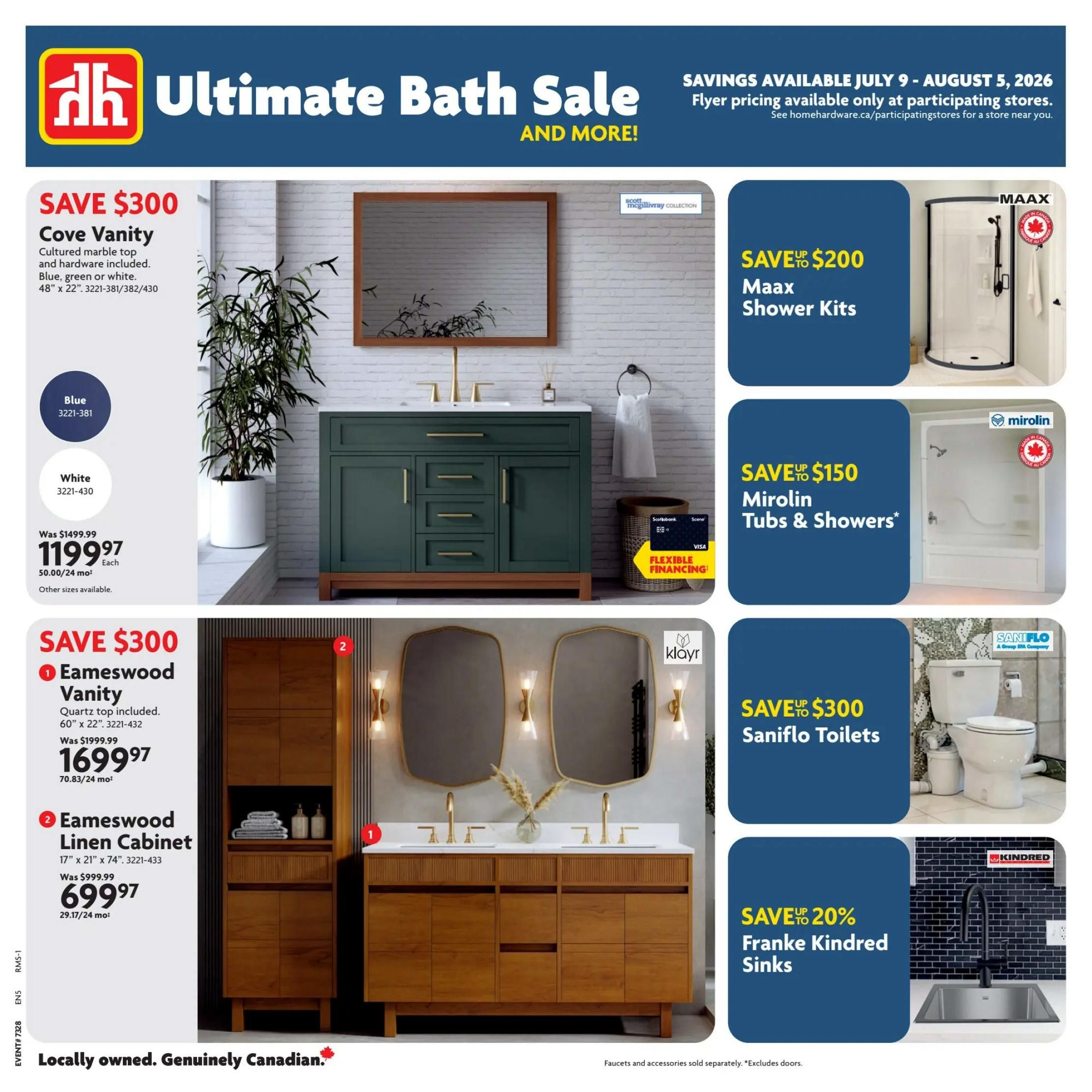 Home Hardware - British Columbia - Ultimate Bath Sale